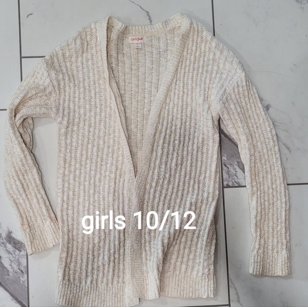 Cat & Jack girls sweater size 10/12